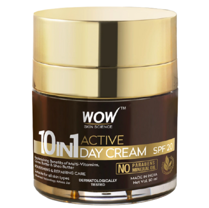 Wow Skin Science 10 in 1 Active Day Cream SPF 20