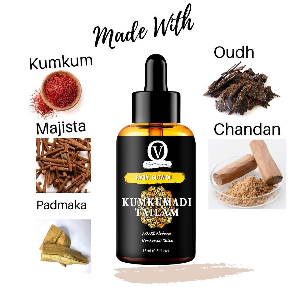 Vital Organics Kumkumadi Tailam Oil - Drmedicart