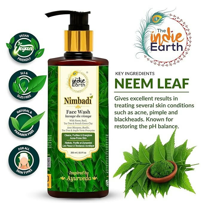 The Indie Earth Nimbadi Facewash Inspired by Ayurveda