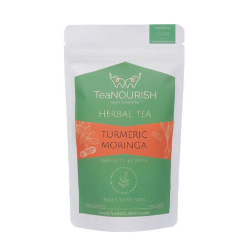 TeaNourish Turmeric Moringa Herbal Tea TrueCure