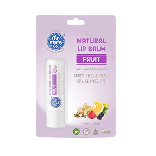 The Moms Co Natural Fruit Lip Balm TrueCure