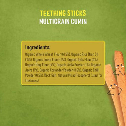 Timios Multigrain Cumin Teething Sticks For Toddlers