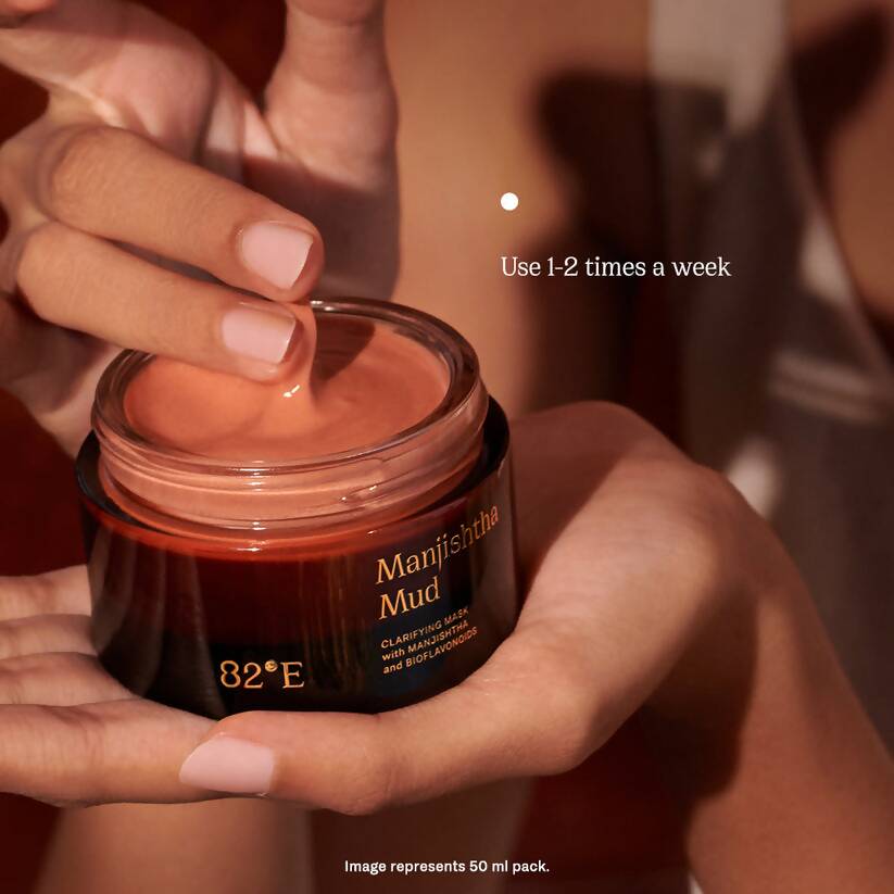 82E By Deepika Padukone Manjishtha Mud Clarifying Mask, Cleans Pores, Removes Excess Oil