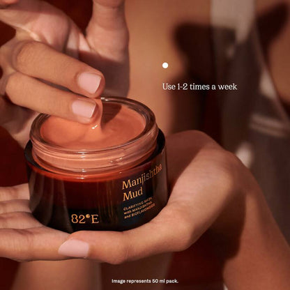 82E By Deepika Padukone Manjishtha Mud Clarifying Mask, Cleans Pores, Removes Excess Oil