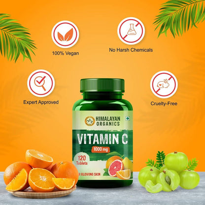 Himalayan Organics Vitamin C 1000 mg Tablets