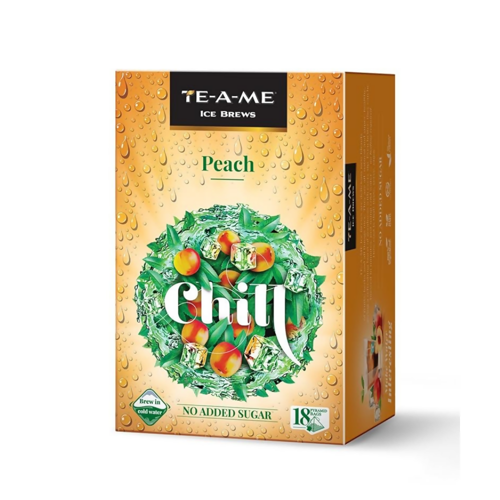 TE-A-ME Chill Peach Tea Bags TrueCure