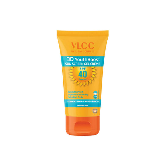 VLCC 3D Youth Boost Sun Screen Gel Creme SPF 40 PA+++ TrueCure