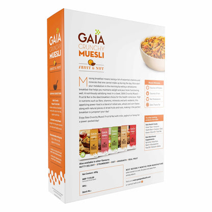 Gaia Crunchy MuesliFruit & Nut