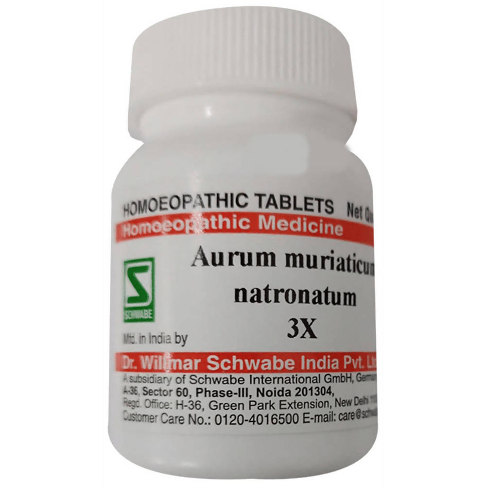 Dr. Willmar Schwabe India Aurum Muriaticum Natronatum Trituration Tablet TrueCure