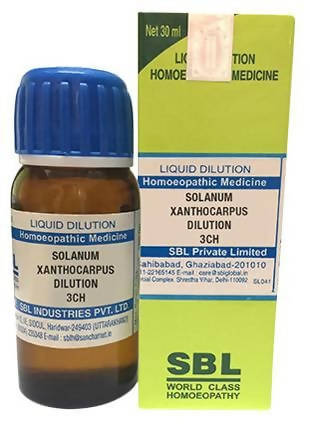 SBL Homeopathy Solanum Xanthocarpus Dilution