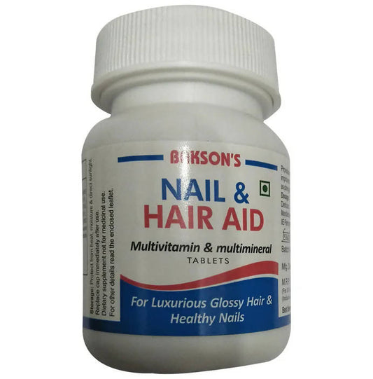 Bakson's Homeopathy Nail & Hair Aid Tablets 