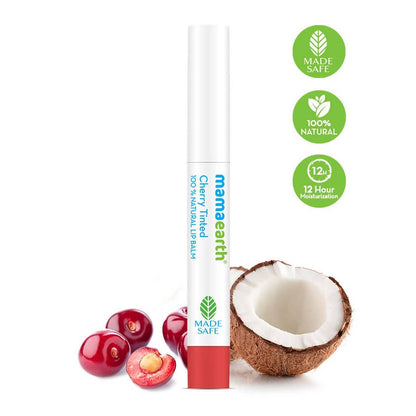 Mamaearth Cherry Tinted 100% Natural Lip Balm