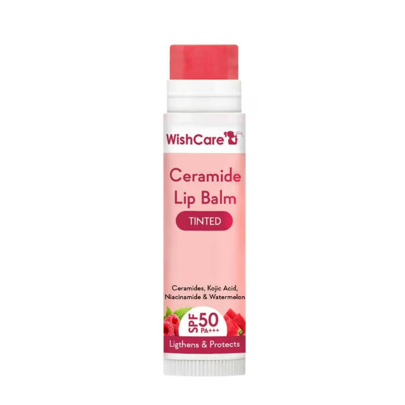 Wishcare Ceramide Lip Balm with SPF50 PA+++ Tinted TrueCure