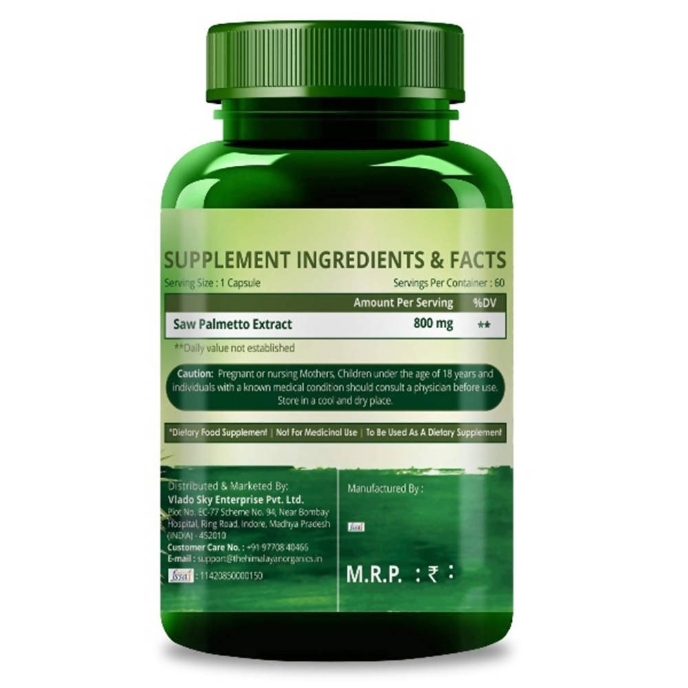 Himalayan Organics Saw Palmetto Capsules