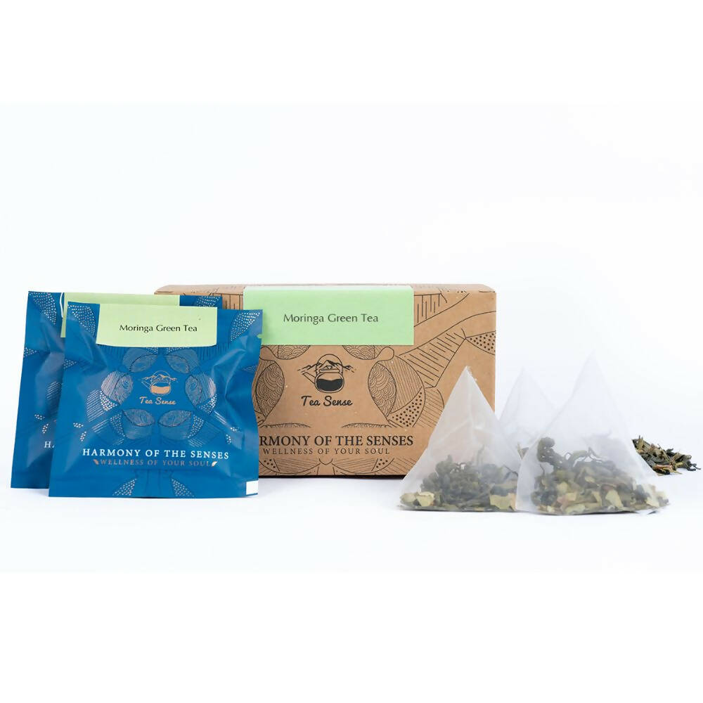 Tea Sense Moringa Green Tea Bags Box