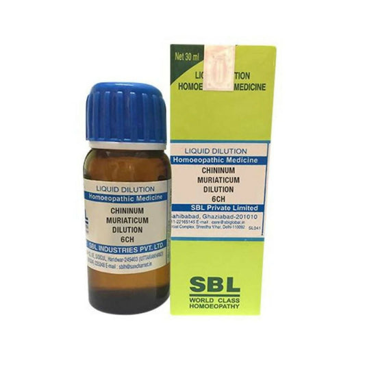 SBL Homeopathy Chininum Muriaticum Dilution TrueCure