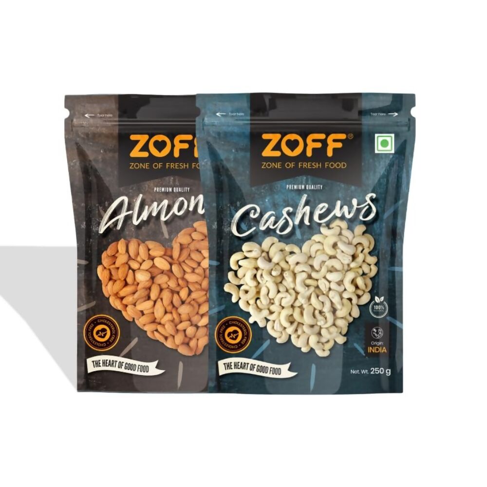 Zoff Premium Almonds & Cashews Combo TrueCure