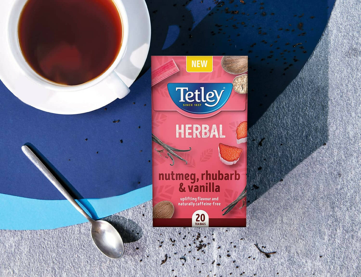 Tetley Vanilla, Nutmeg & Rhubarb Tea Bags