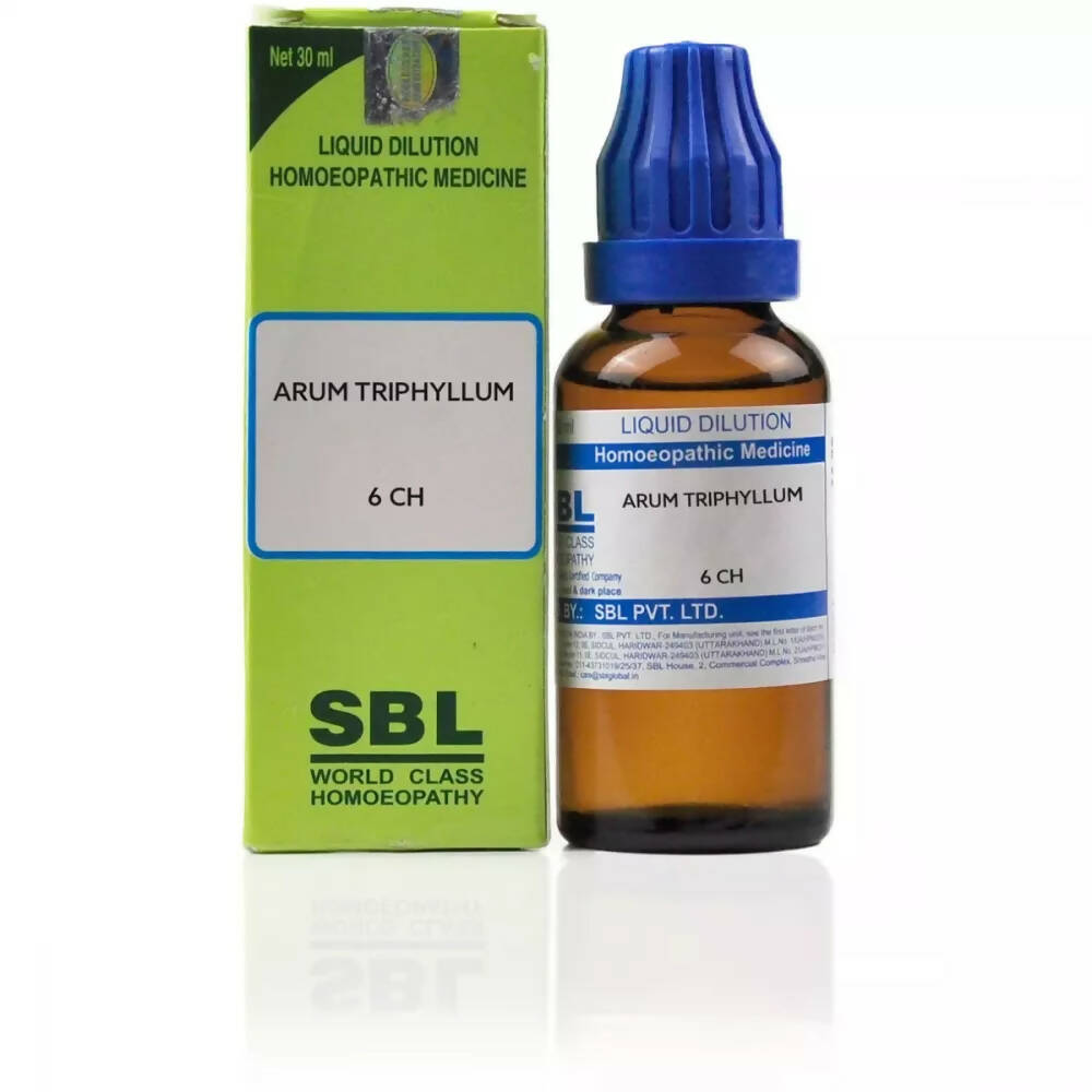 SBL Homeopathy Arum Triphllum Dilution TrueCure