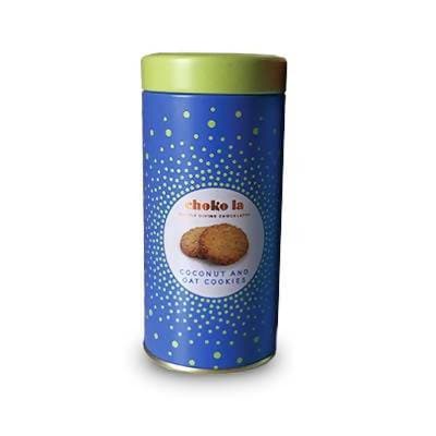 Choko La Egg less Cookies Gifting Hamper Cocoa Almond Tin Set (Pack of 4)