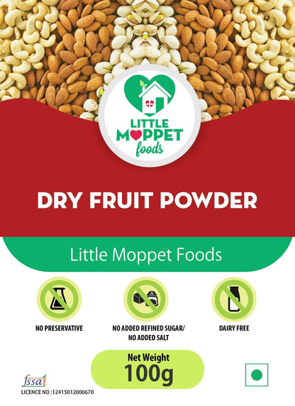 Little Moppet Foods Dry Fruits Powder