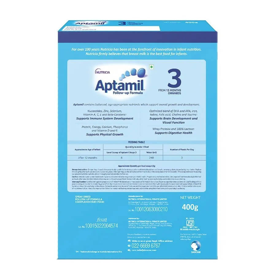 Aptamil Follow Up Infant Formula Powder (12M+ Months)