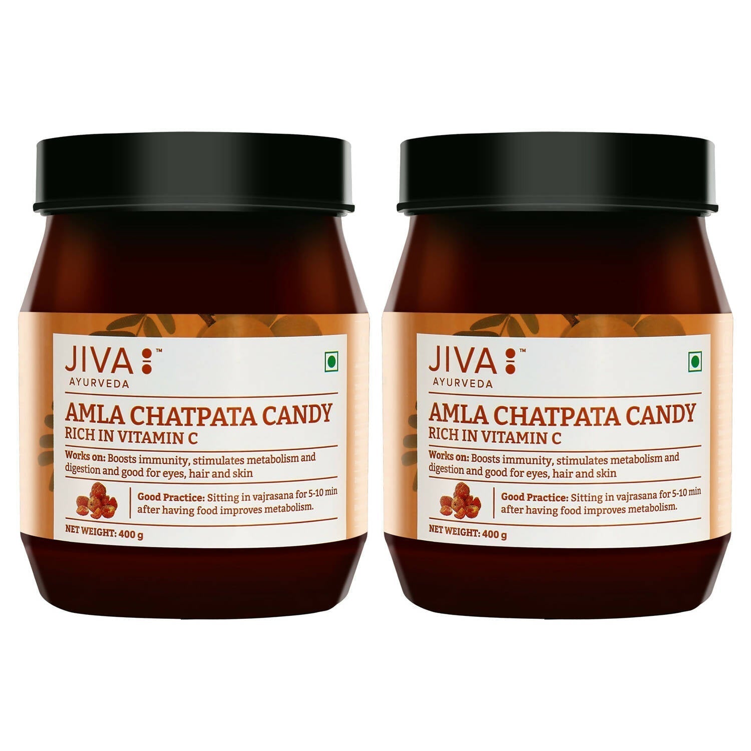 Jiva Ayurveda Chatpata Amla Candy  