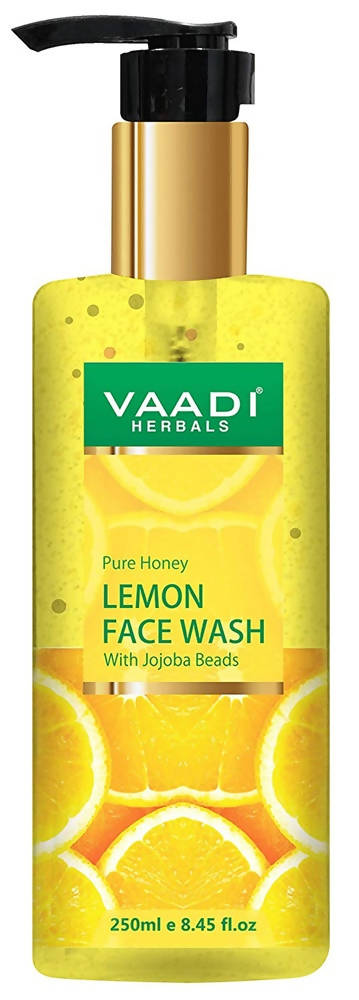 Vaadi Herbals Pure Honey Lemon Face Wash With Jojoba Beads   