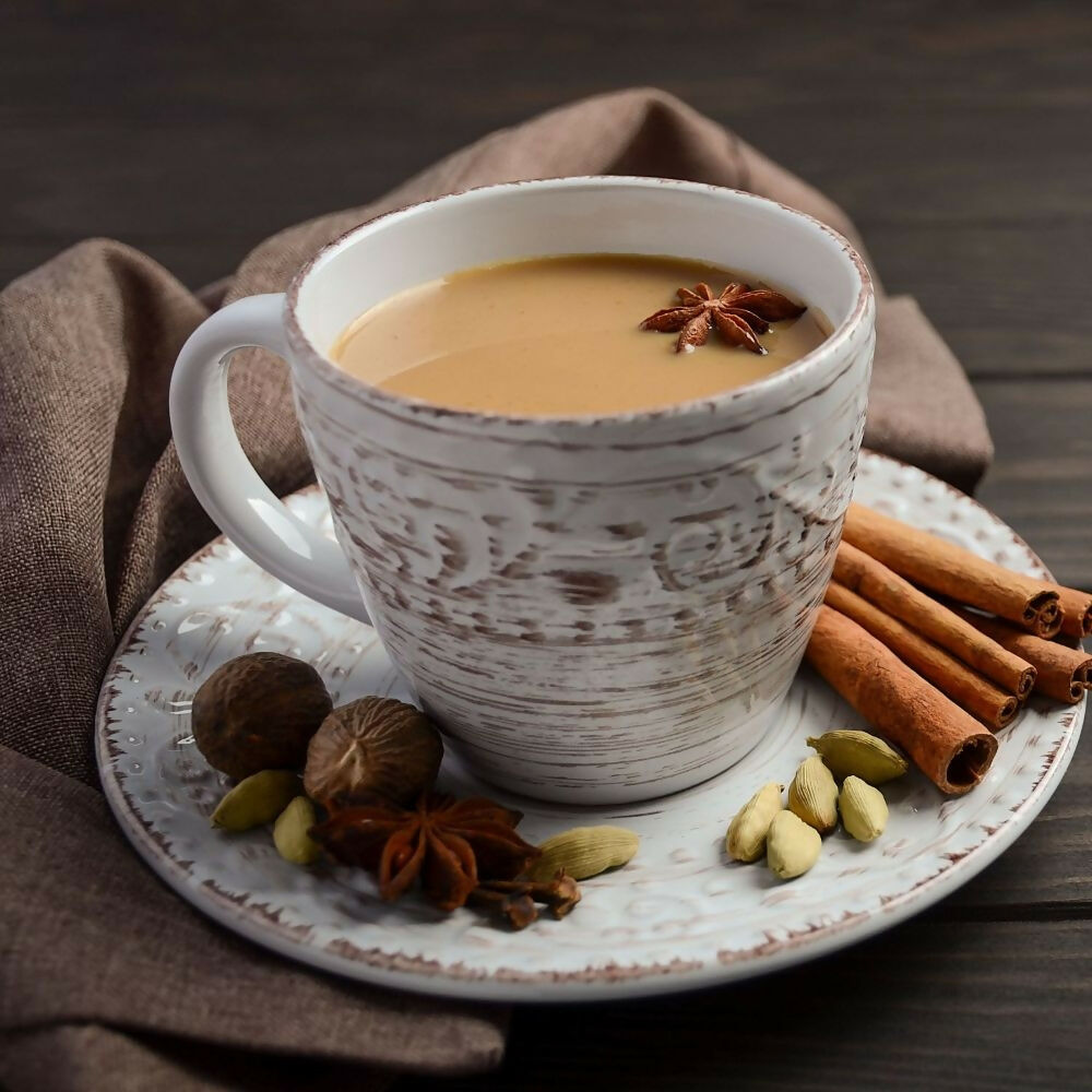 Satvi Wellness Masala Chai | Masala tea | Black tea with spices and herbs | Karak tea