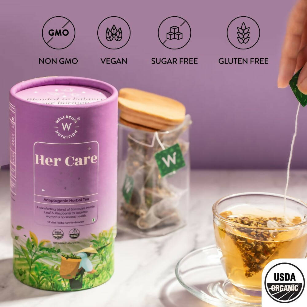 Wellbeing Nutrition Her Care Herbal Tea