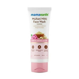 Mamaearth Multani Mitti Face Wash With Multani Mitti & Bulgarian Rose 