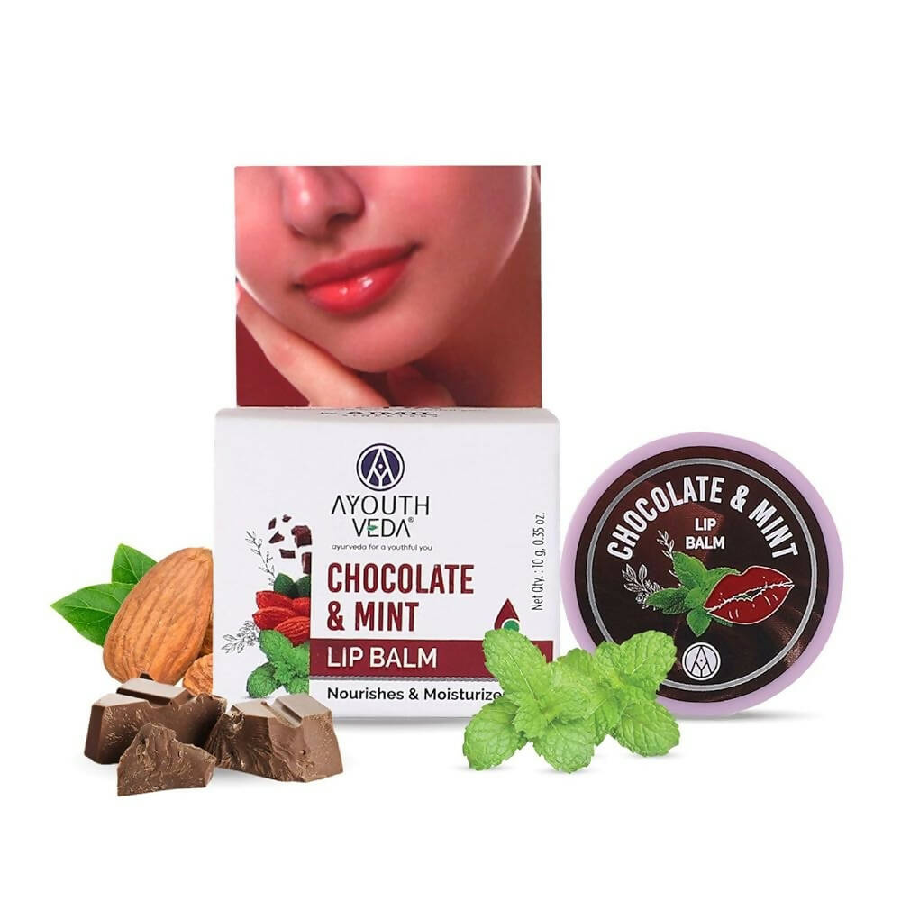 Ayouthveda Chocolate & Mint Lip Balm TrueCureN