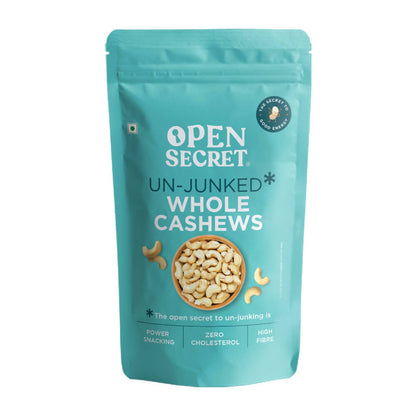 Open Secret Un-Junked Whole Cashews TrueCure