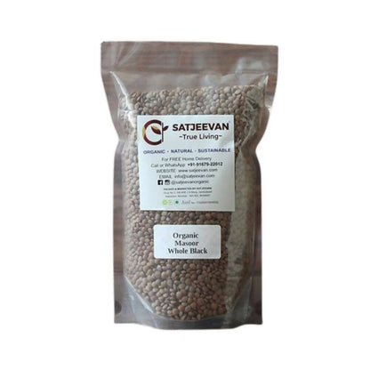 Satjeevan Organic Masoor Whole Black