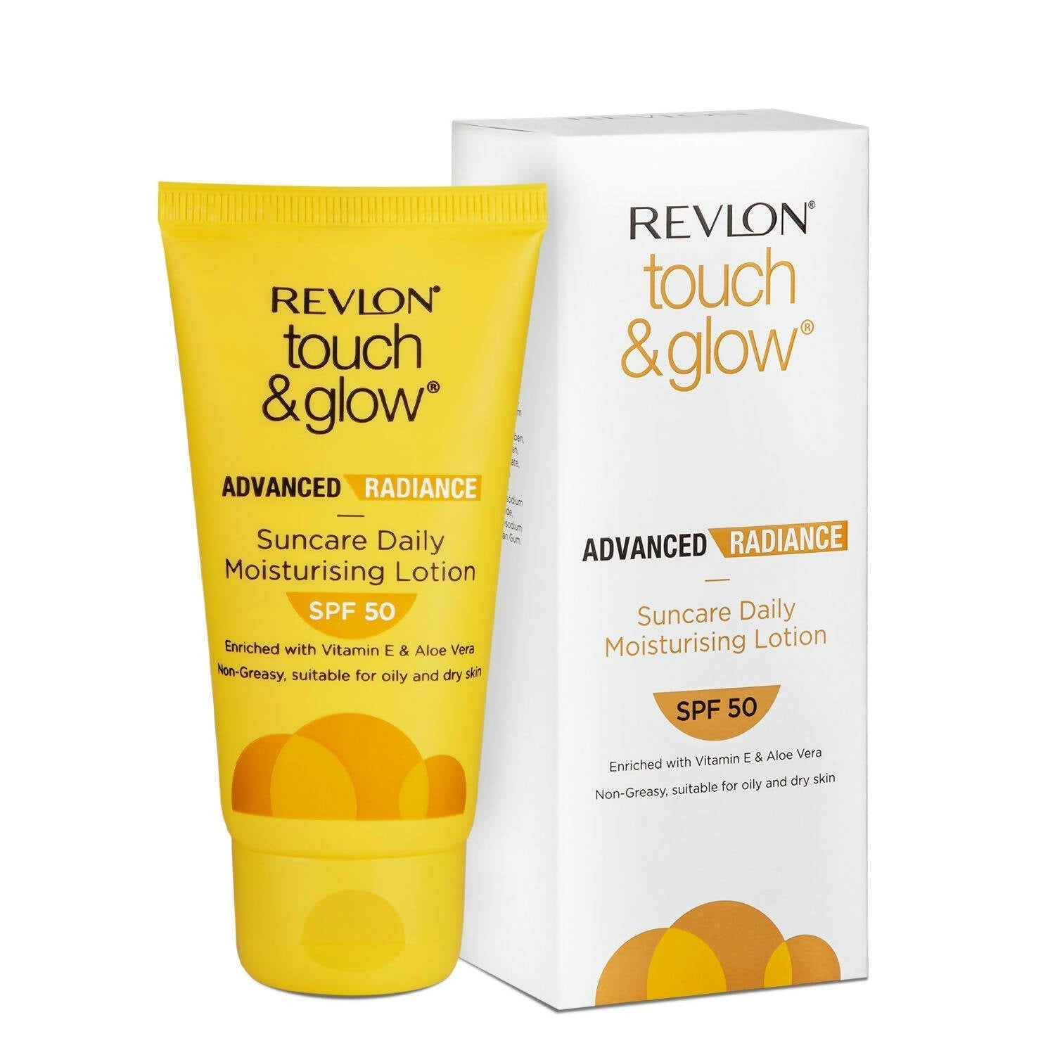 Revlon Touch & Glow Advanced Radiance Sun Care Daily Moisturizing Lotion SPF 50 