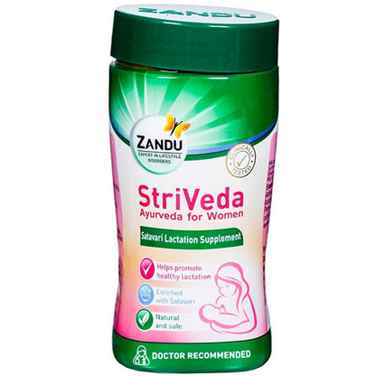 Zandu StriVeda Satavari Lactation Supplement for Increasing Breast Milk Supply 210 g