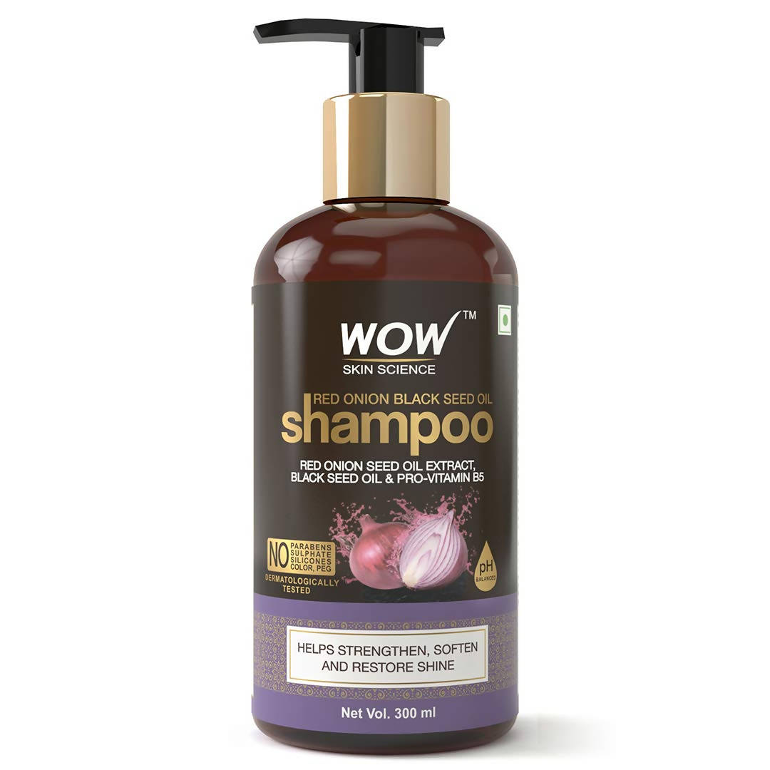 Wow Skin Science Red Onion Black Seed Oil Shampoo TrueCure