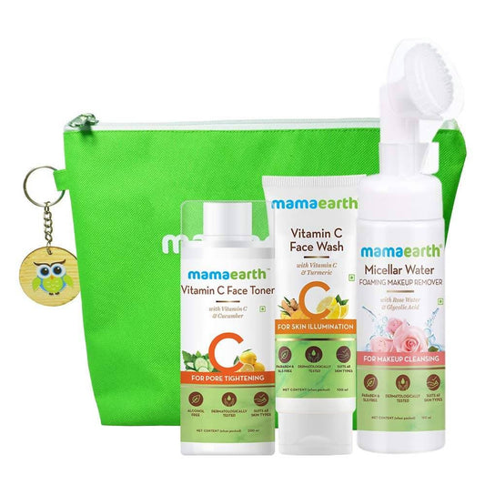 Mamaearth Natural Cleanse & Tone Kit