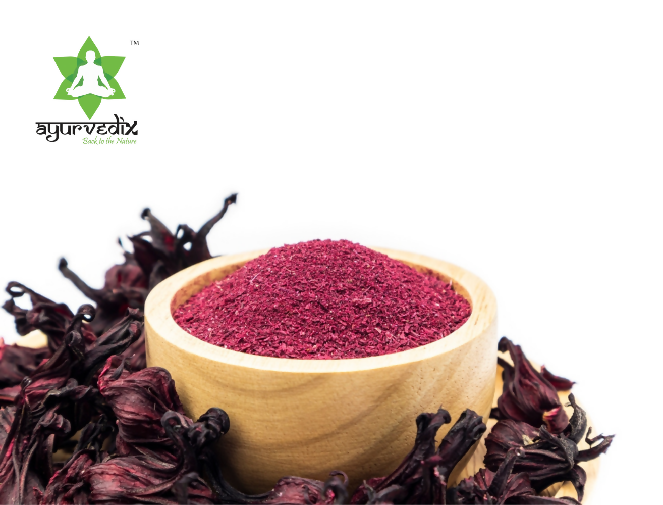 Ayurvedix Organic Hibiscus Flower Powder