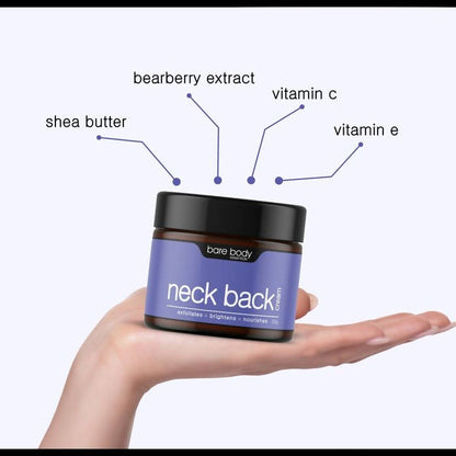 Bare Body Essentials Neck Back Cream