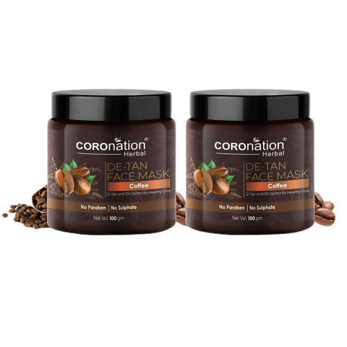 Coronation Herbal Coffee De-Tan Face Mask 