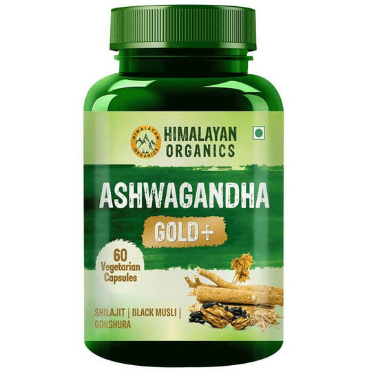 Himalayan Organics Ashwagandha Gold+ Capsules  