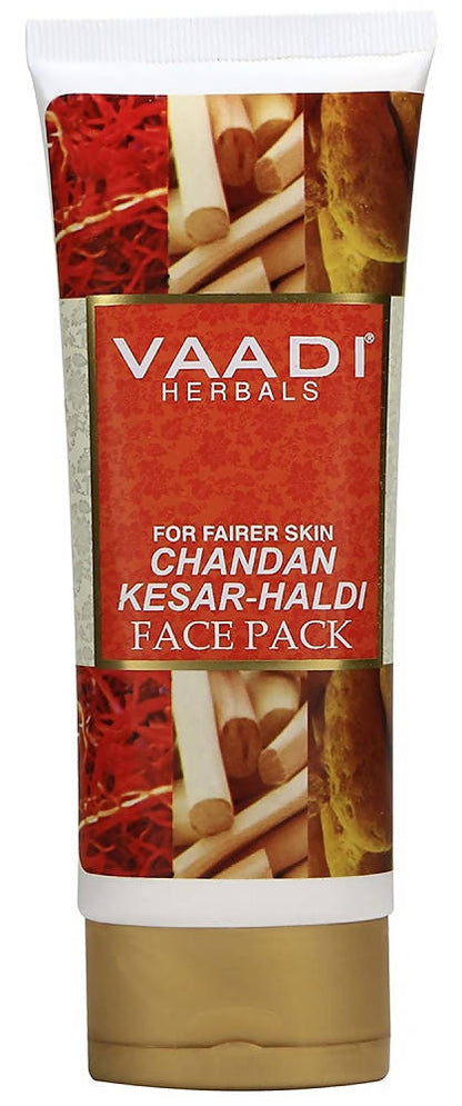 Vaadi Herbals Chandan Kesar Haldi Face Pack TrueCure