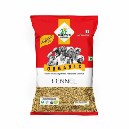 24 Mantra Organic Fennel Seeds (Saunf)