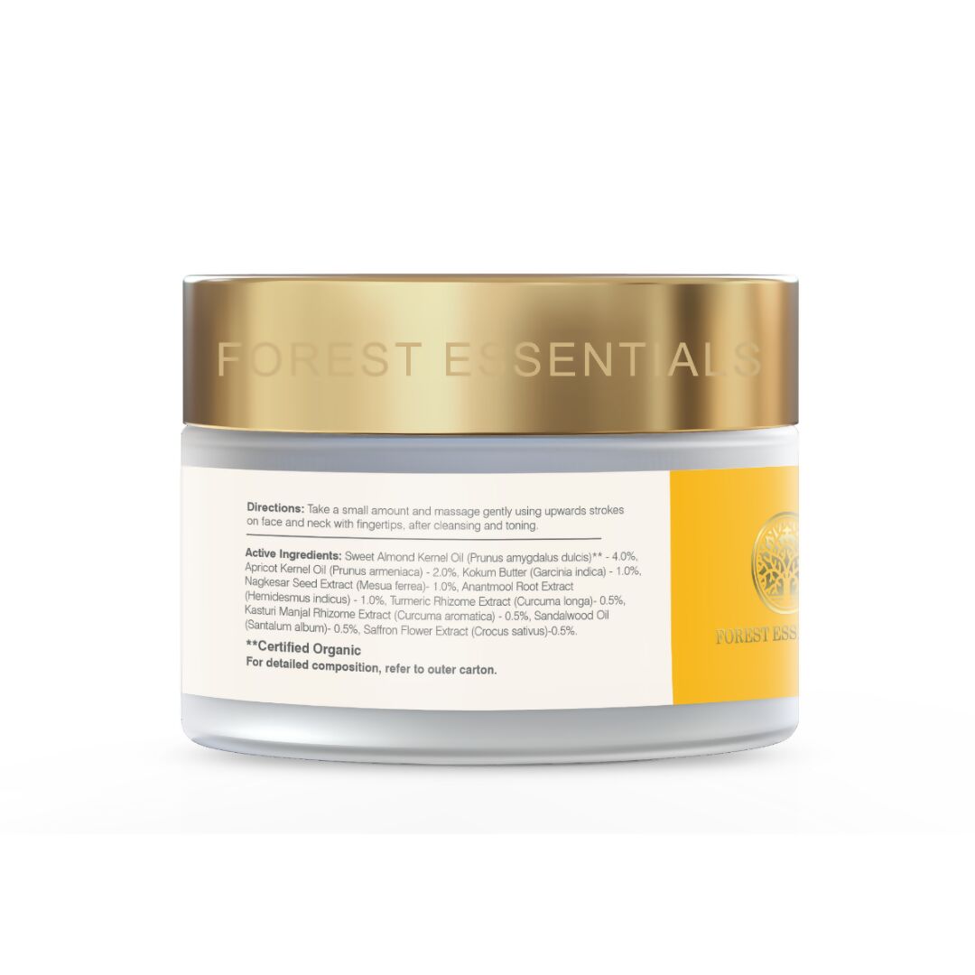 Forest Essentials Night Treatment Cream With Sandalwood & Saffron - Drmedicart