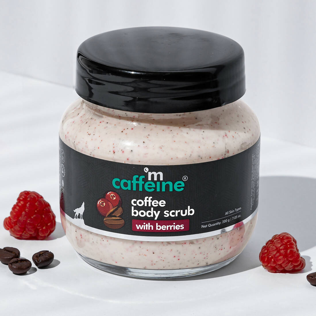 mCaffeine Coffee Body Scrub with Berries