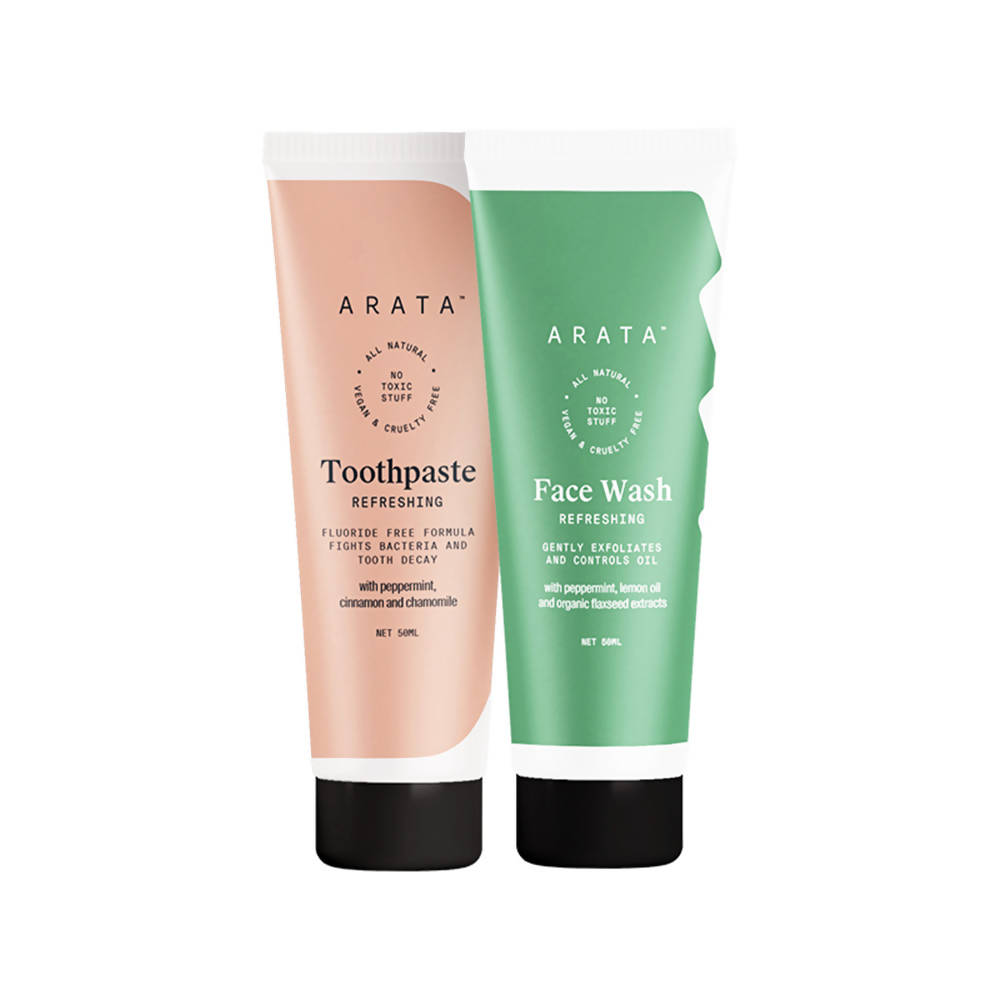 Arata Face wash & Toothpaste Combo