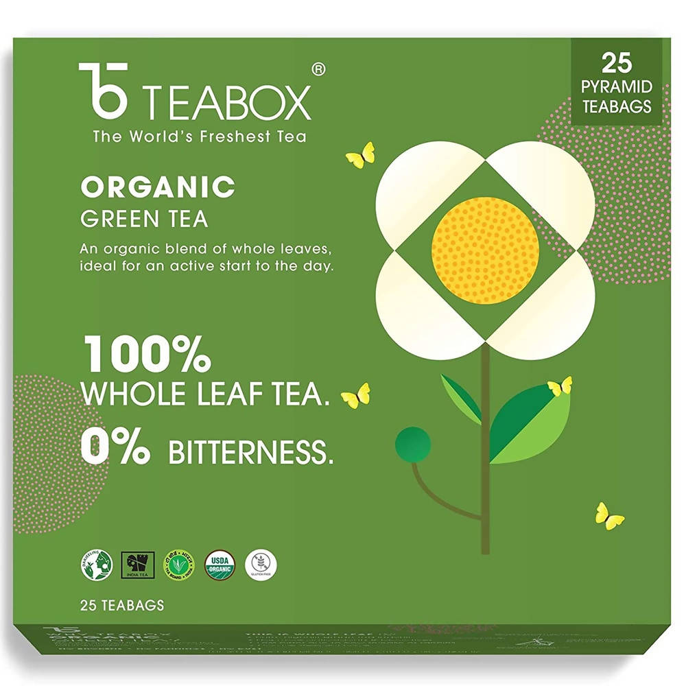 Teabox Organic Green Tea Bags - Drmedicart