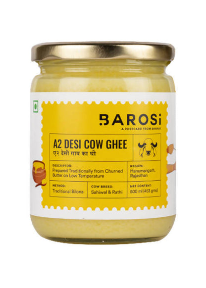 Barosi A2 Desi Cow Ghee & Multifloral Honey Combo