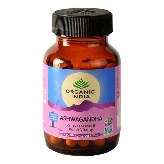 Organic India Ashwagandha Capsules TrueCure